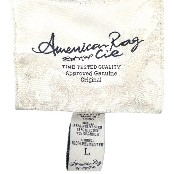 American Rag Long Charcoal Military Style Belted Flared Overcoat - Women… - Picture 8 of 11